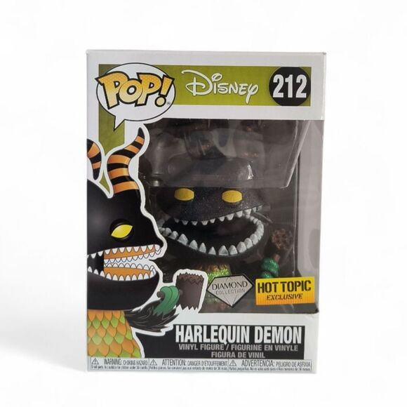 Funko Pop The Nightmare Before Christmas Harlequin Demon Diamond Collection - Picture 1 of 10